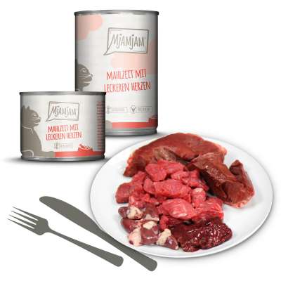 MjAMjAM Cat - Meal with delicious Hearts