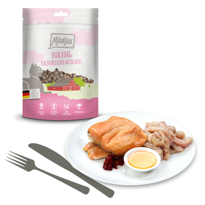 MjAMjAM Cat - Snack Bag - Culinary Wild Salmon