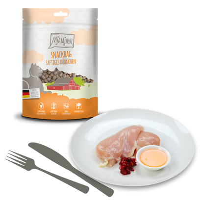 MjAMjAM Katze - Snackbag - saftiges Hühnchen