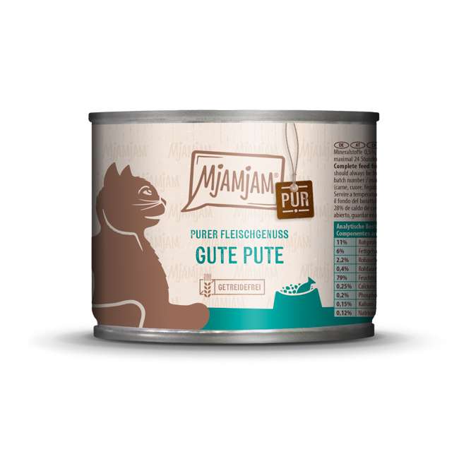MjAMjAM Katze - Purer Fleischgenuss - gute Pute pur