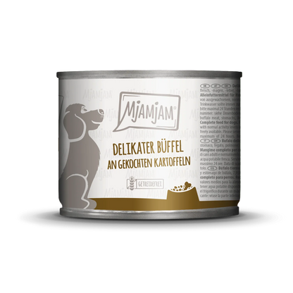 MjAMjAM – delikater Büffel an gekochten Kartoffeln