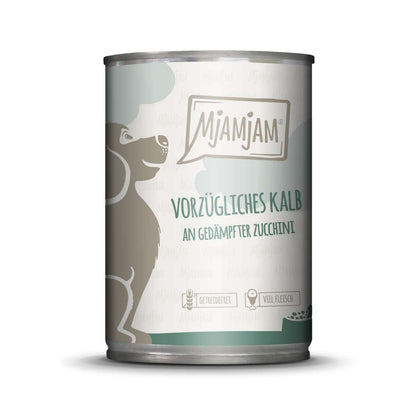 MjAMjAM - exquisite veal with steamed zucchini