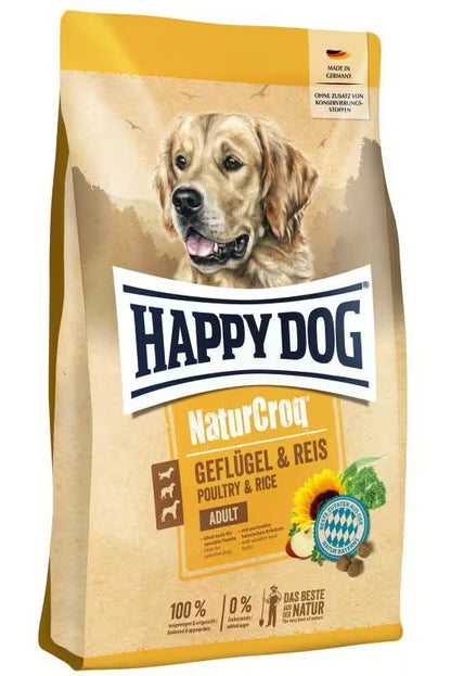 Happy Dog Natur-Croq Poultry Pure + Rice