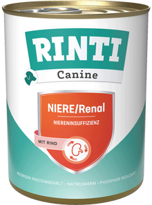 Rinti Canine Kidney / Renal Beef - Can