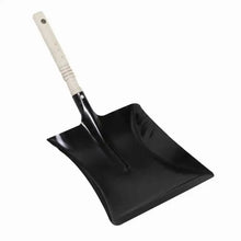 Siena GARDEN Metal Dustpan, black lacquered with wooden handle