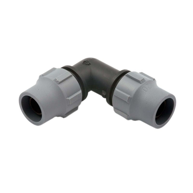 PE-T-angle transition fitting-OD 25-1/2" female thread -OD 25