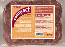 Petmann Compact Lamb 500g Frozen