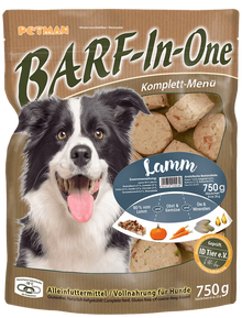 Petmann Barf in One Lamm 750 g TK