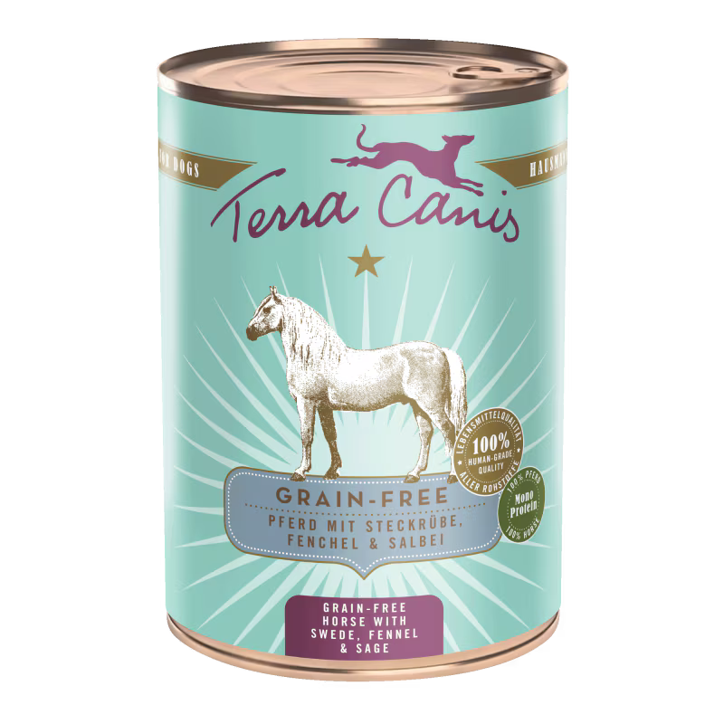 Terra Canis Pferd+Steckrübe+Fenchel+Salbei / getreidefrei