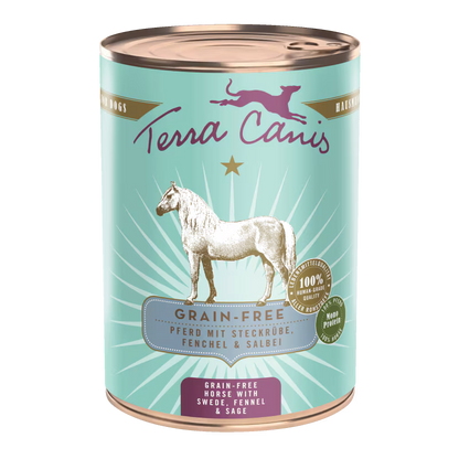 Terra Canis Pferd+Steckrübe+Fenchel+Salbei / getreidefrei
