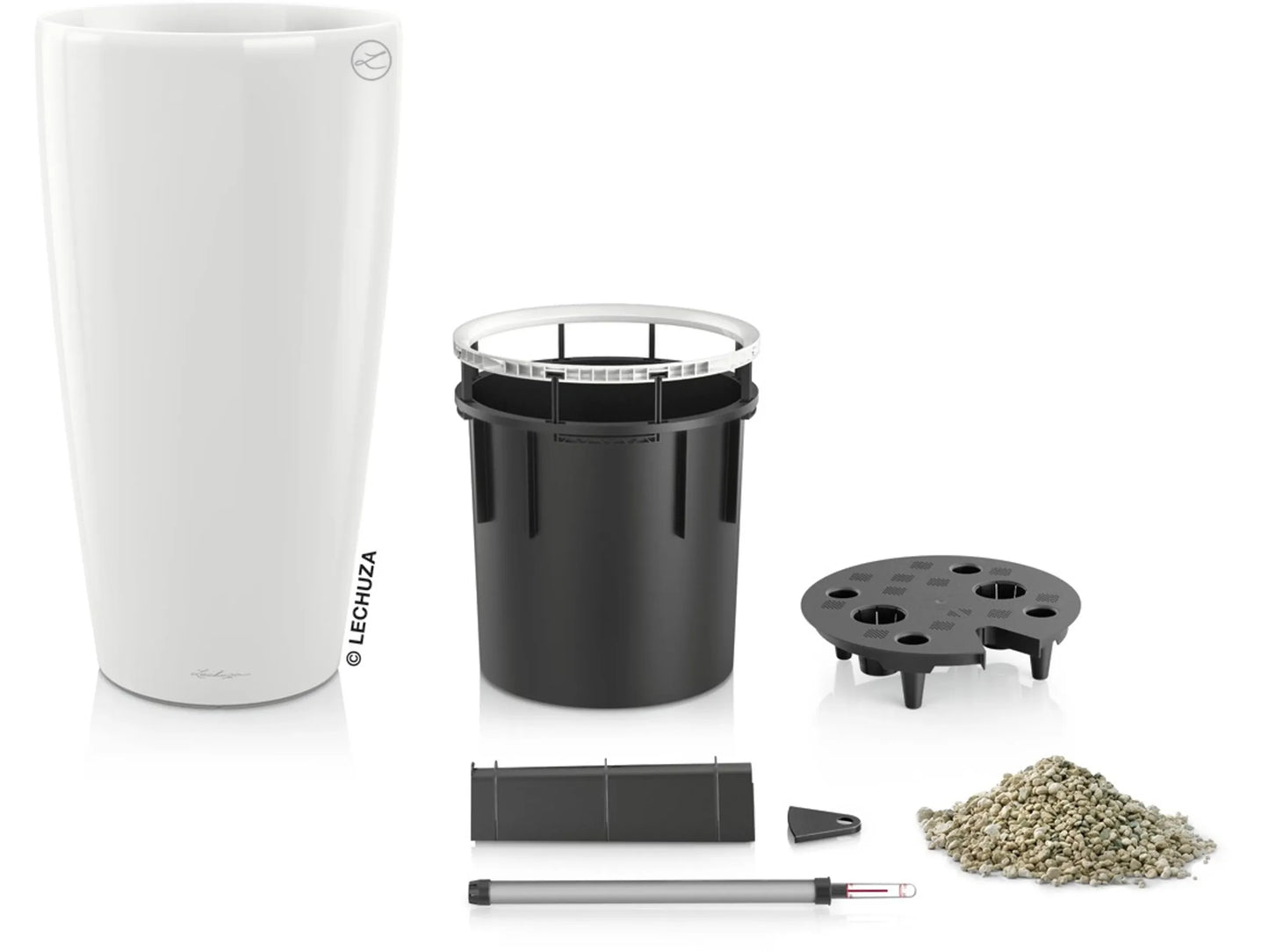 LECHUZA Pflanzenkübel RONDO Premium 40 Komplettset