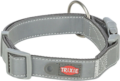 Trixie Premium Reflect Collar, Graphite