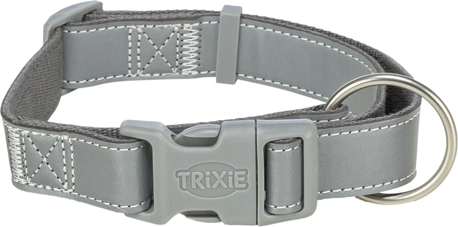 Trixie Premium Reflect Collar, Graphite