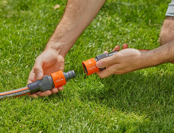 GARDENA Profi-System-Kupplung, Verbindungsstück für zwei Gartenschläuche, 3/4 Zoll
