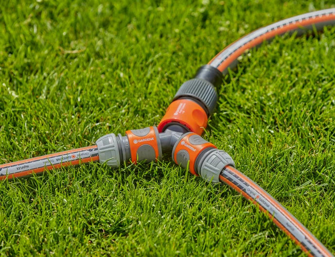 GARDENA Profi-System-Y-Reduzierstück, 2-Wege-Verteiler, 1 Eingang, 2 Ausgänge