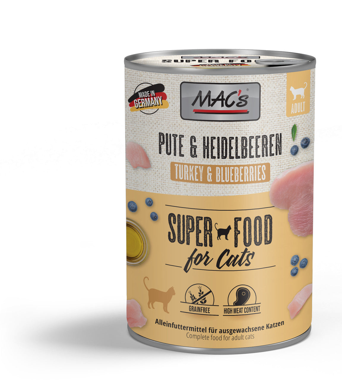 MAC’s Pute, Rind+Heidelbeeren
