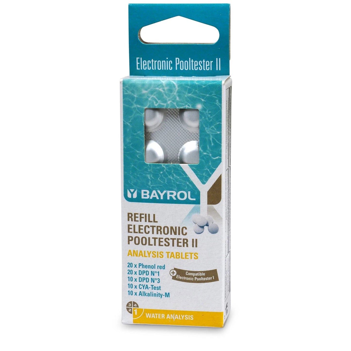 Bayrol Refill – Nachfüllpack Elektronischer Pooltester II