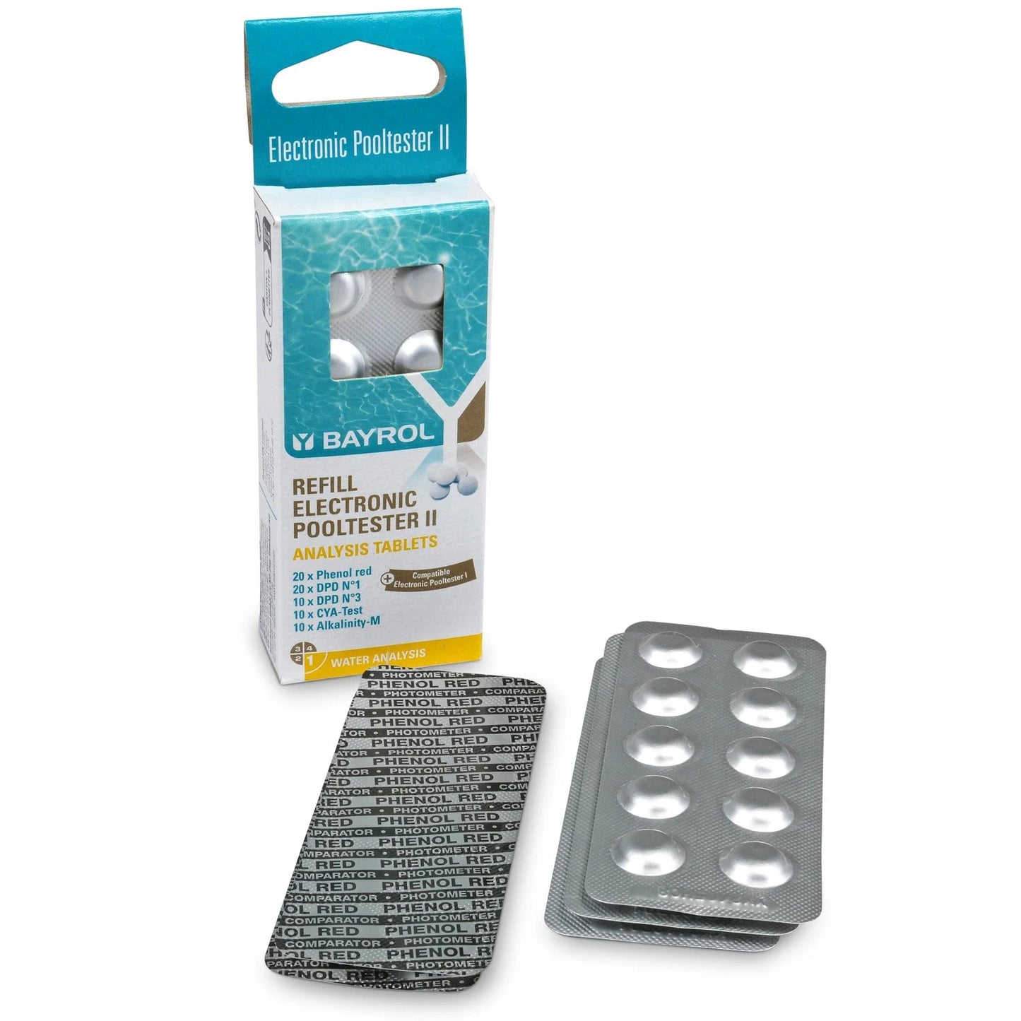 Bayrol Refill – Nachfüllpack Elektronischer Pooltester II