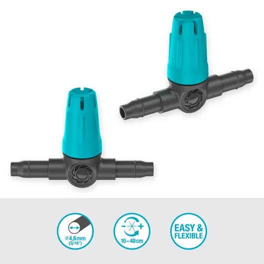 Micro-Drip-System Small Area Nozzle - Contents: 10 small area nozzles, 1 end cap