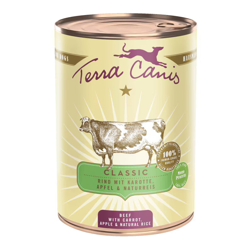 Terra Canis Rind+Karotte+Apfel+Naturreis