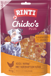 Rinti Chicko's Plus Cheese Cubes with Chicken - Pouch