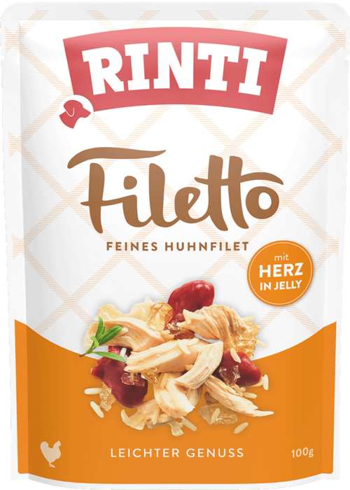 Rinti Filetto Huhnfilet mit Herz - Frischebeutel