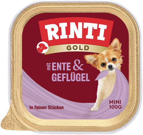 Rinti Gold mini Ente & Geflügel - Schale