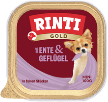 Rinti Gold Mini Duck & Poultry - Tray