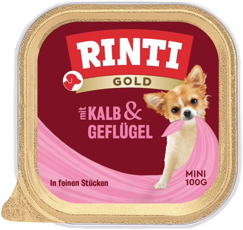 Rinti Gold mini Kalb & Geflügel - Schale