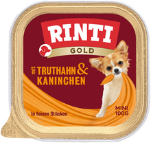 Rinti Gold Mini Turkey & Rabbit - Tray