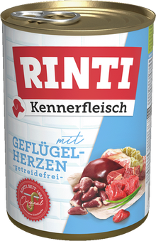 Rinti Kennerfleisch Poultry Hearts - Can