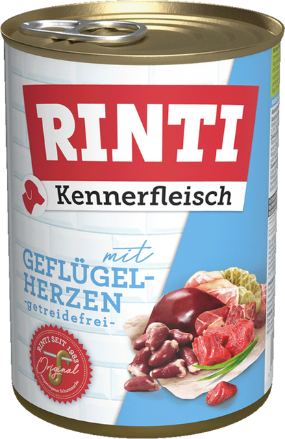 Rinti Kennerfleisch Poultry Hearts - Can