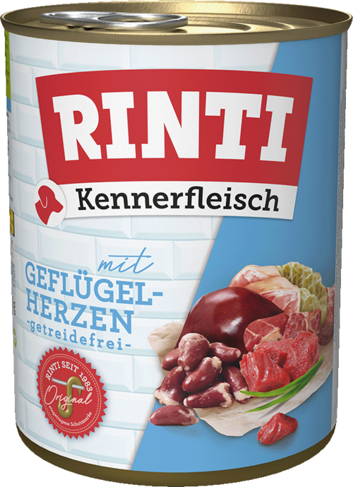 Rinti Kennerfleisch Poultry Hearts - Can