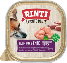 Rinti Light Prey Chicken Pure + Duck - Tray