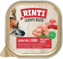 Rinti Light Prey Chicken Pure + Beef - Tray