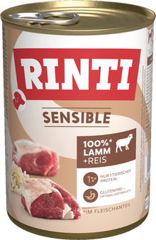 Rinti Sensitive Lamb + Rice - Can