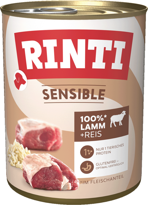 Rinti Sensible Lamm + Reis - Dose