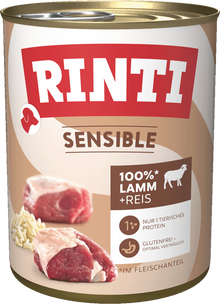 Rinti Sensitive Lamb + Rice - Can