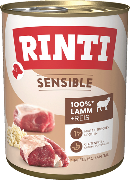 Rinti Sensible Lamm + Reis - Dose