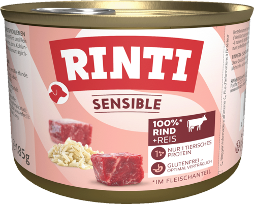 Rinti Sensible Beef + Rice - Can