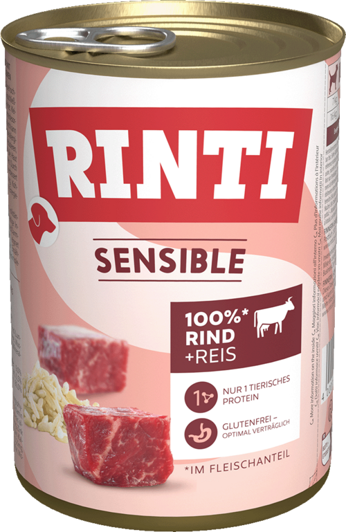 Rinti Sensible Beef + Rice - Can
