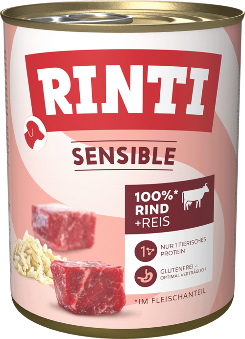 Rinti Sensible Beef + Rice - Can