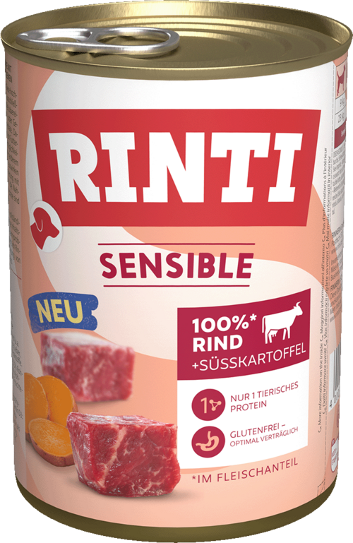Rinti Sensible Rind + Süßkartoffel - Dose