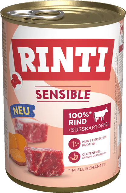Rinti Sensible Rind + Süßkartoffel - Dose