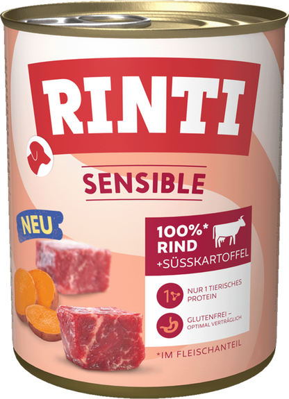 Rinti Sensible Rind + Süßkartoffel - Dose