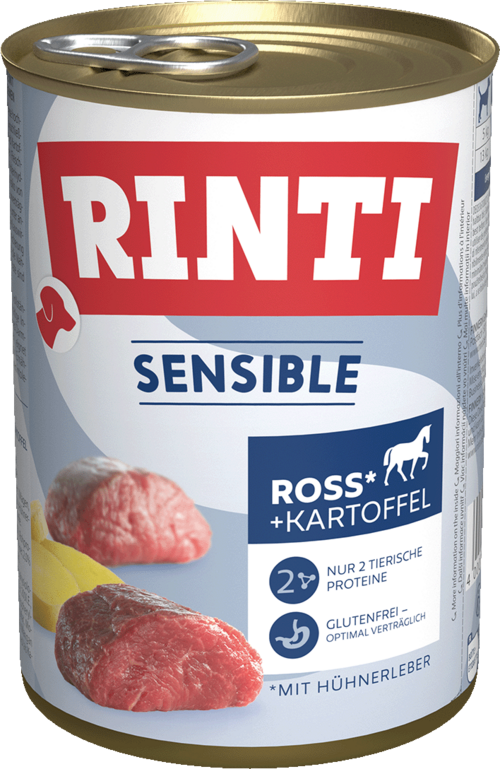 Rinti Sensible Ross, Hühnerleber + Kartoffel - Dose