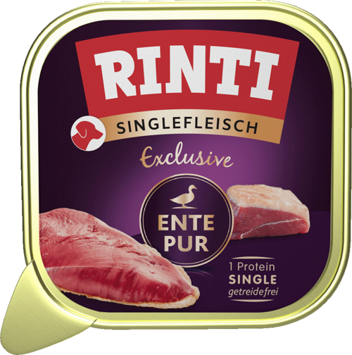 Rinti Single Meat Exclusive Duck Pure - Tray