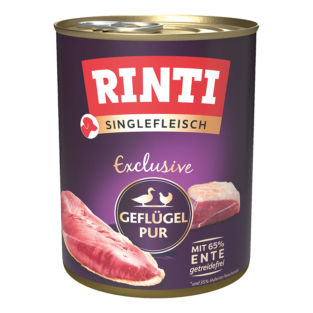 Rinti Single Meat Exclusive Poultry Pure - Can