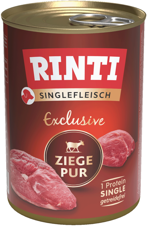 Rinti Singlefleisch Exclusive Ziege Pur - Dose