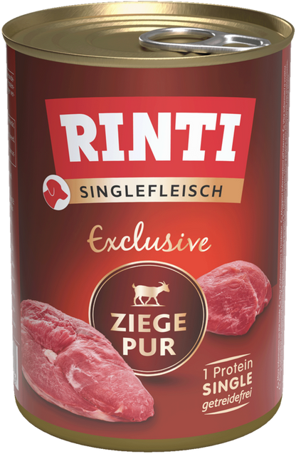Rinti Singlefleisch Exclusive Ziege Pur - Dose